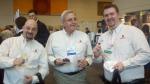 The WineTable team tasting some vino at the Symposium.