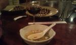 Wine pairing at Benihana: Alexander Valley Cabernet Sauvignon (2009) and onion soup